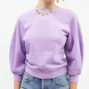 Agolde Purple Balloon Sweatshirt sz L